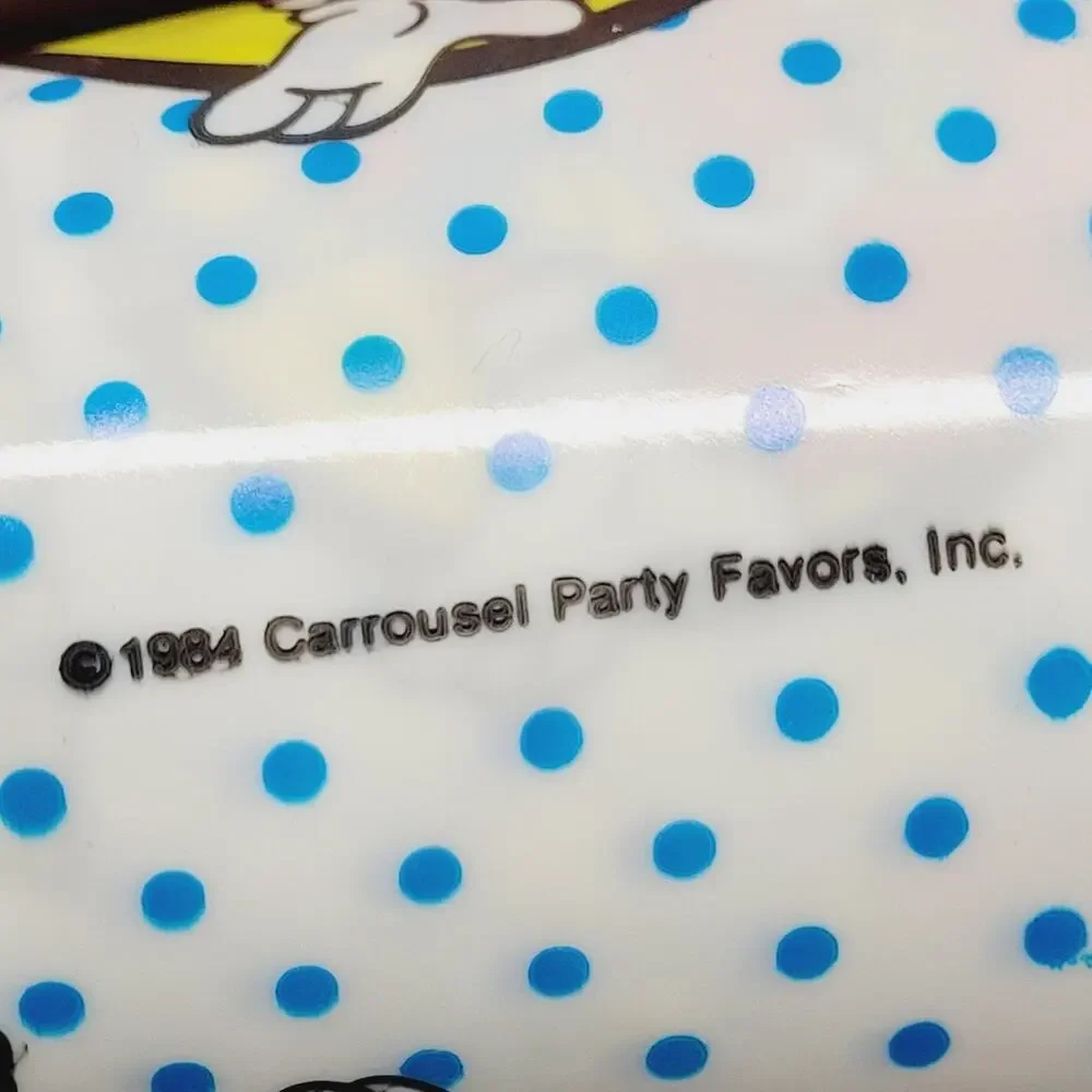 Vtg Circus Clown Carrousel Party Supplies Favors Invitations Loot Bags Games NOS
